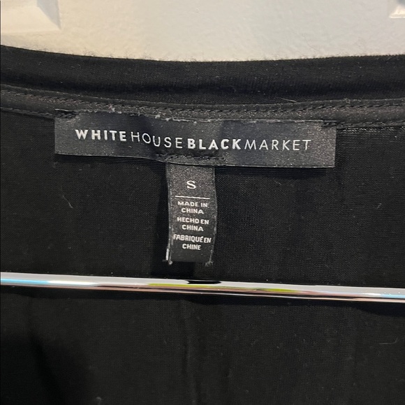 White House Black Market Classic Black Long Sleeve Tee - Size Small - Picture 2 of 4